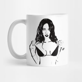 Megan Fox Artwork Design Mug